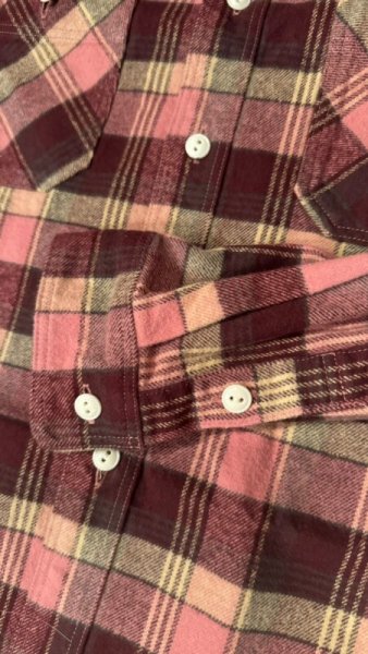 画像5: 　StudioD'artisan ステュディオダルチザン　ヘヴィーウェイトフランネルシャツ　RED (5)