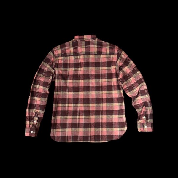 画像2: 　StudioD'artisan ステュディオダルチザン　ヘヴィーウェイトフランネルシャツ　RED (2)