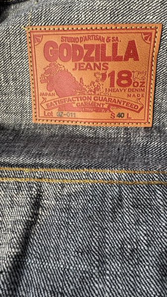 画像9: 　StudioD'artisan ステュディオダルチザンGODZILLA DENIM JACKET ゴジラデニムジャケット (9)