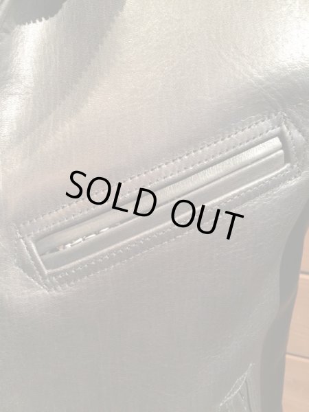 画像12: FINE CREEK LEATHERS ファインクリークレザーズ Eric　 エリック 襟つきライダースレザージャケット (12)