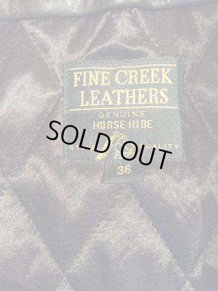 画像13: FINE CREEK LEATHERS ファインクリークレザーズ Eric　 エリック 襟つきライダースレザージャケット (13)