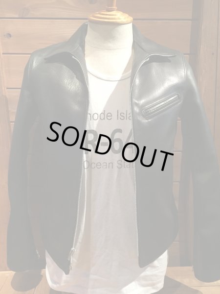 画像4: FINE CREEK LEATHERS ファインクリークレザーズ Eric　 エリック 襟つきライダースレザージャケット (4)