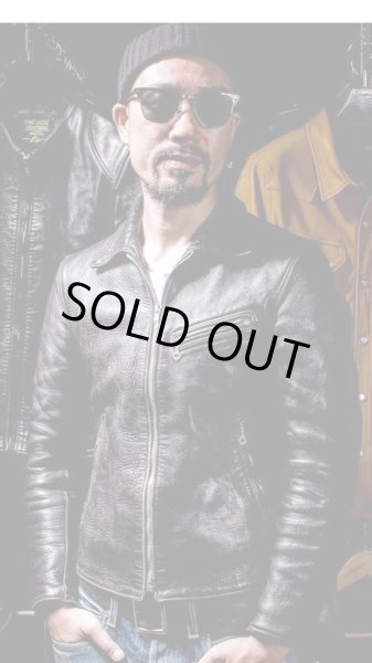 画像15: FINE CREEK LEATHERS ファインクリークレザーズ Eric　 エリック 襟つきライダースレザージャケット (15)