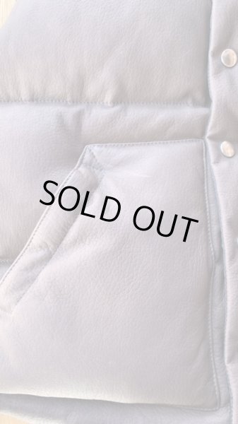 画像6: FINE CREEK&CO ファインクリーク・アンド・コーLaw  レザーダウンベストBrownブラウン (6)