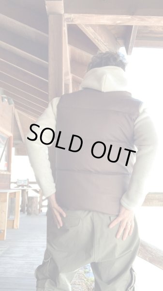 画像8: FINE CREEK&CO ファインクリーク・アンド・コーLaw  レザーダウンベストBrownブラウン (8)