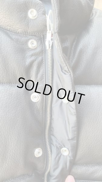 画像5: FINE CREEK&CO ファインクリーク・アンド・コーLaw  レザーダウンベストＢＬＡＣＫ (5)