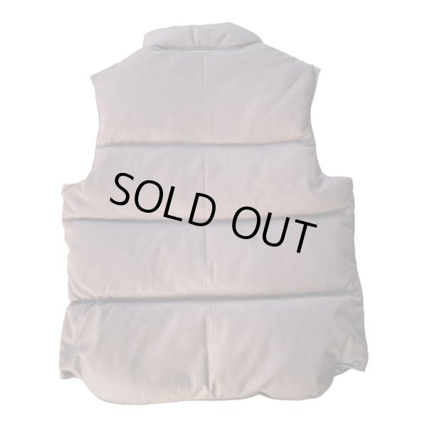 画像2: FINE CREEK&CO ファインクリーク・アンド・コーLaw  レザーダウンベストBrownブラウン (2)