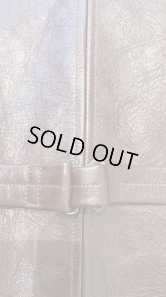 画像4: FINE CREEK&CO ファインクリーク・アンド・コー  　Jefferson　ジェファーソン　レザーベスト　BROWN (4)