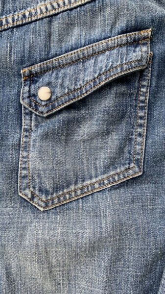 画像5: NAKED SUN     ネイキッドサン ウエスタンシャツ 8oz MILITARY DENIM  INDIGO  USED WASH (5)