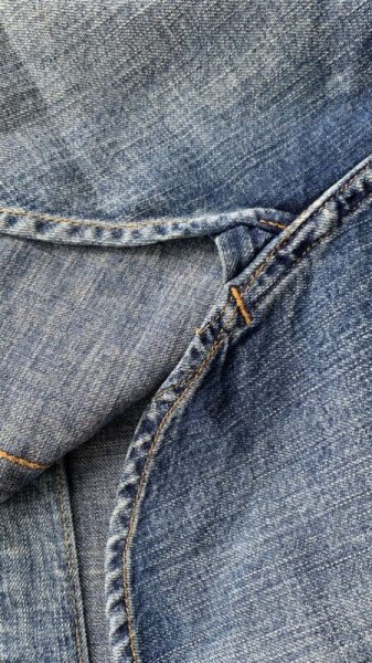 画像6: NAKED SUN     ネイキッドサン ウエスタンシャツ 8oz MILITARY DENIM  INDIGO  USED WASH (6)