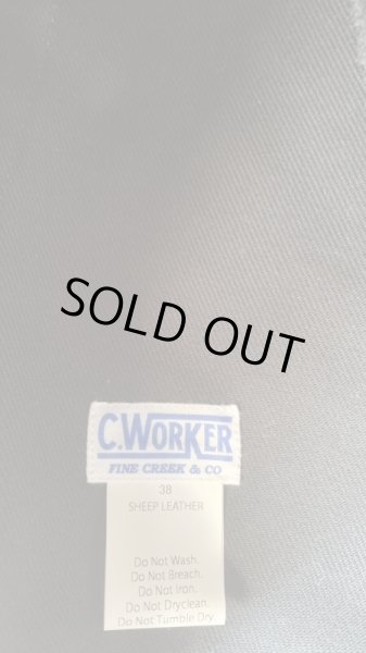 画像9: FINE CREEK  C-WORKS　Dout ダウト　Mouton riders Jacket　　BLACK (9)