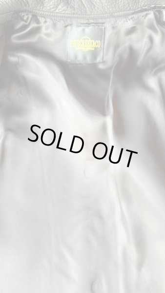 画像9: FINE CREEK&CO ファインクリーク・アンド・コー  Joseph JacketDeer ジョセフジャケット鹿革　コサックジャケット　BLACK (9)