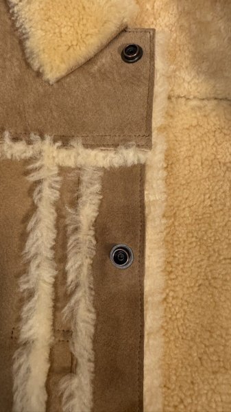 画像7: ２０２５SS　　HIGH LARGE LEATHERS ハイラージレザーズ　OklahomaCity Mouton　ベージュ (7)