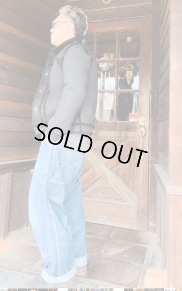 画像11: ２０２５SS　予約商品　HIGH LARGE LEATHERS ハイラージレザーズ　OklahomaCity Mouton　ブラック (11)