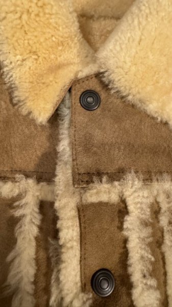 画像4: ２０２５SS　　HIGH LARGE LEATHERS ハイラージレザーズ　OklahomaCity Mouton　ベージュ (4)