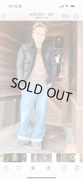 画像10: ２０２５SS　予約商品　HIGH LARGE LEATHERS ハイラージレザーズ　OklahomaCity Mouton　ブラック (10)