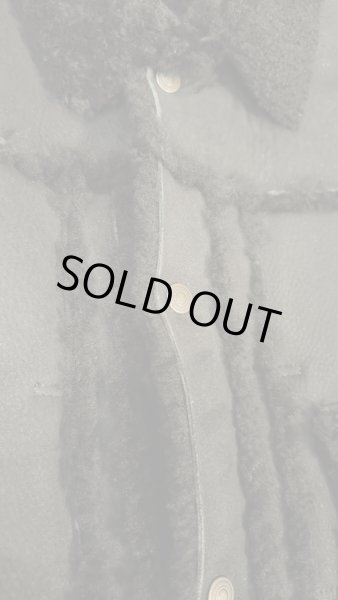 画像3: ２０２５SS　予約商品　HIGH LARGE LEATHERS ハイラージレザーズ　OklahomaCity Mouton　ブラック (3)