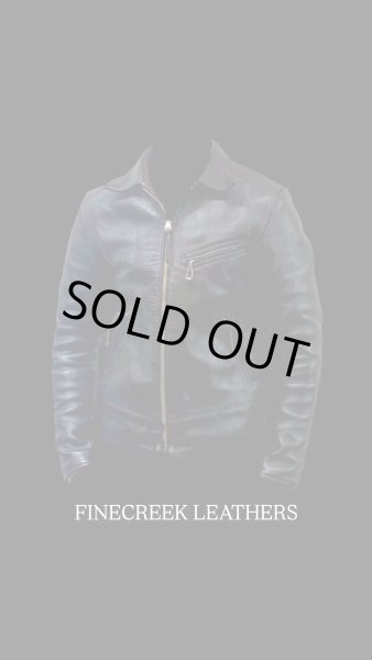 画像13: FINE CREEK　LEATHERS　５th限定　ファインクリークレザーズ Lindbergh　 リンドバーグ　　BLACK (13)