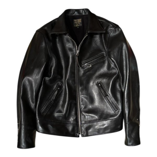 画像3: FINE CREEK　LEATHERS　５th限定　ファインクリークレザーズ Lindbergh　 リンドバーグ　　BLACK (3)