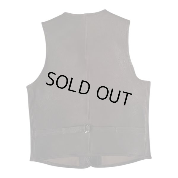 画像3: FINE CREEK&CO ファインクリーク・アンド・コー  　Jefferson　Deer　ジェファーソン鹿革　レザーベスト　BROWN (3)