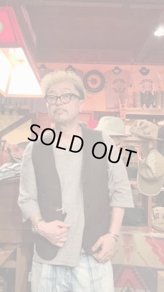 画像8: FINE CREEK&CO ファインクリーク・アンド・コー  　Jefferson　Deer　ジェファーソン鹿革　レザーベスト　BROWN (8)