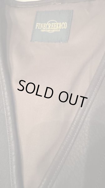 画像6: FINE CREEK&CO ファインクリーク・アンド・コー  　Jefferson　Deer　ジェファーソン鹿革　レザーベスト　BROWN (6)