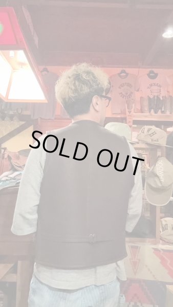 画像9: FINE CREEK&CO ファインクリーク・アンド・コー  　Jefferson　Deer　ジェファーソン鹿革　レザーベスト　BROWN (9)