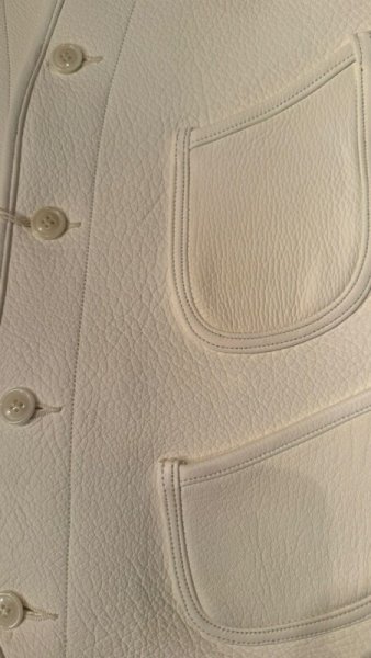 画像5: FINE CREEK&CO ファインクリーク・アンド・コー   Jefferson Deer ジェファーソン鹿革 レザーベスト WHITE (5)