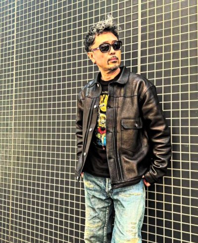 画像1: ２０２５AW　予約商品　HIGH LARGE LEATHERS ハイラージレザーズ　NEW CASTLE HTD   BLACK