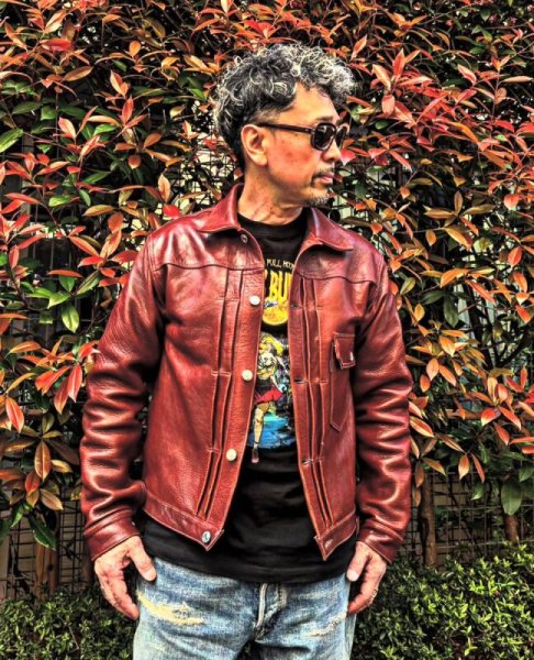 画像17: ２０２５AW　予約商品　HIGH LARGE LEATHERS ハイラージレザーズ　NEW CASTLE HTD   BROWN (17)