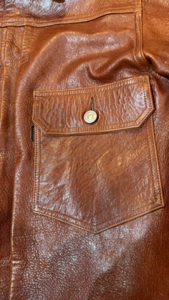 画像5: ２０２５AW　予約商品　HIGH LARGE LEATHERS ハイラージレザーズ　NEW CASTLE HTD   BROWN (5)