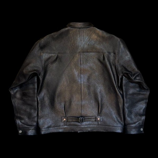 画像2: ２０２５AW　予約商品　HIGH LARGE LEATHERS ハイラージレザーズ　NEW CASTLE HTD   BLACK (2)