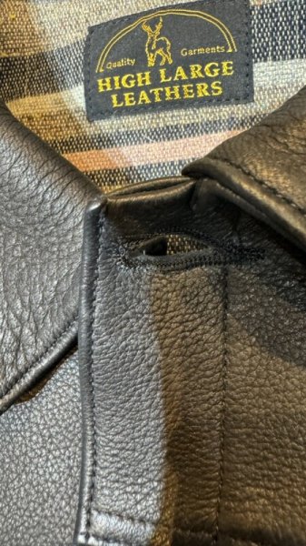 画像5: ２０２５AW　予約商品　HIGH LARGE LEATHERS ハイラージレザーズ　STILLWATER WAPITI　size３８〜４２  BLACK (5)