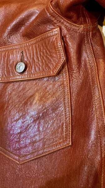 画像8: ２０２５AW　予約商品　HIGH LARGE LEATHERS ハイラージレザーズ　NEW CASTLE HTD   BROWN (8)