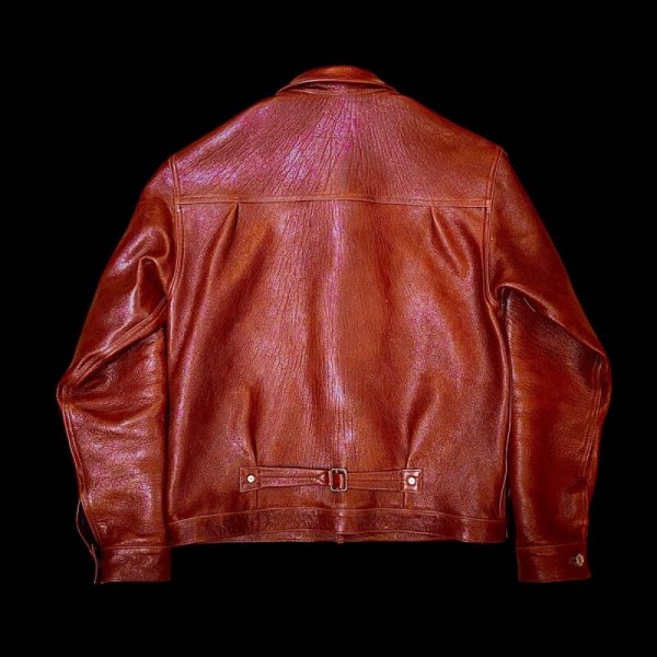 画像2: ２０２５AW　予約商品　HIGH LARGE LEATHERS ハイラージレザーズ　NEW CASTLE HTD   BROWN (2)