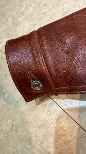 画像16: ２０２５AW　予約商品　HIGH LARGE LEATHERS ハイラージレザーズ　NEW CASTLE HTD   BROWN (16)