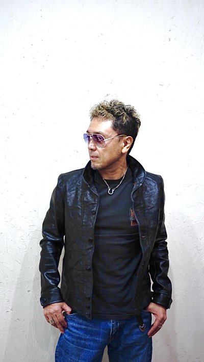 画像1: FINE CREEK&CO ファインクリーク・アンド・コー  Ale Jacket エールジャケット　コサックジャケット　　ＢＬＡＣＫ　ブラック