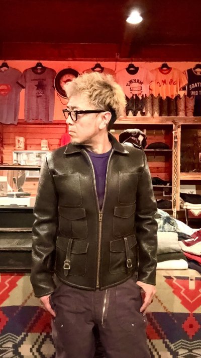 画像1: NAKED SUN   THUNDER ROAD GOAT  ネイキッドサン　サンダーロード ゴート　　 BROWN