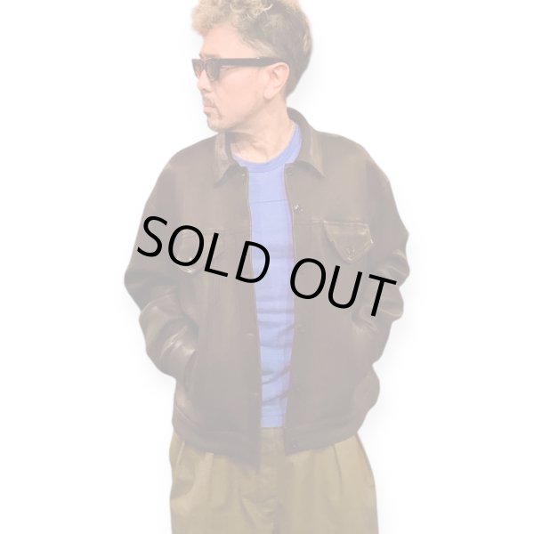 画像2: FINE CREEK  C-WORKS　Ban Field Deerバンフィールド鹿革　　BLACK (2)