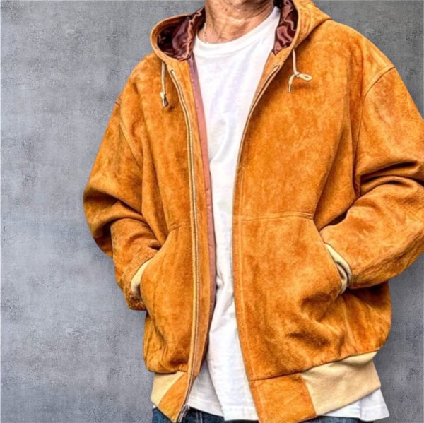画像1: FINE CREEK  C-WORKS Crispyクリスピー鹿革スエード  Camel (1)