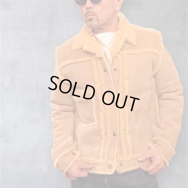 画像1: ２０２５SS　　HIGH LARGE LEATHERS ハイラージレザーズ　OklahomaCity Mouton　ベージュ (1)