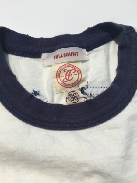 画像7: FULL COUNT(フルカウント)PRINT RINGER TEE ''FC 8 PUKKA'' (7)