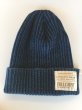 画像2: FULL COUNT  INDIGO RIB WATCH CAP インディゴリブ　ワッチキャップ (2)