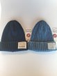 画像1: FULL COUNT  INDIGO RIB WATCH CAP インディゴリブ　ワッチキャップ (1)