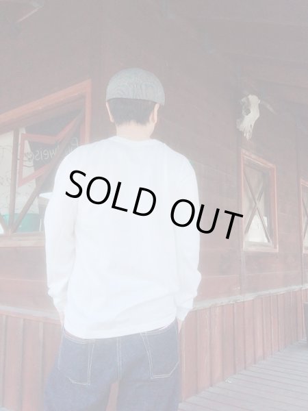 画像7: FULL COUNT(フルカウント)FLAT SEAM HEAVY WEIGHT L/S TEEホワイト (7)