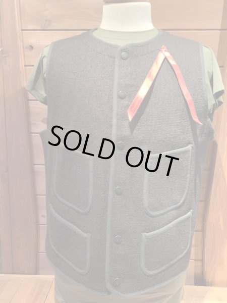 画像1: BROWN'S BEACH EARLY VEST ブラウンズビーチ　ベスト BLACK ブラック (1)