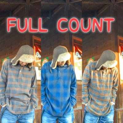 画像2: FULL COUNTフルカウントCHECK SLEEP SHIRTS