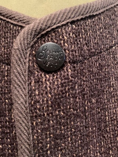 画像8: BROWN'S BEACH EARLY VEST ブラウンズビーチ ベスト OXFORD GREY (8)