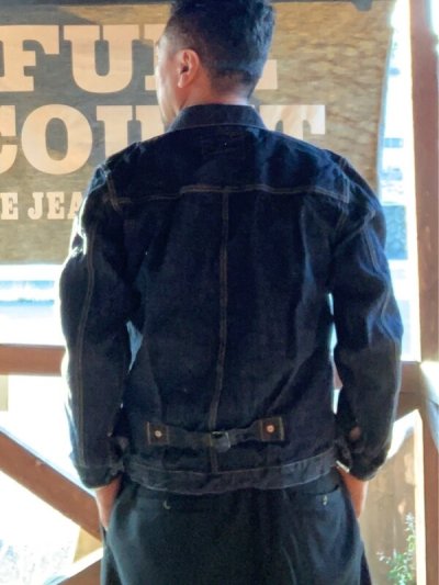 画像2: FULL COUNT フルカウント　T-Back Type 1 Denim Jacket
