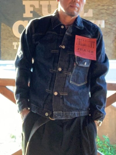 画像1: FULL COUNT フルカウント　T-Back Type 1 Denim Jacket